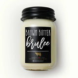Milkhouse Candles 13 oz. Mason Jar Candle-Brown Butter Brulee