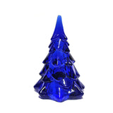 Stylized Christmas Tree-Cobalt Blue-Fenton Art Glass
