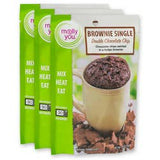 Double Chocolate Chip Brownie Microwave Single - S and K Collectibles